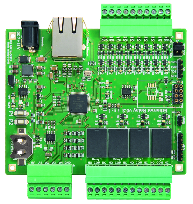 Ethernet Relay board - Open Electronics - Open Electronics