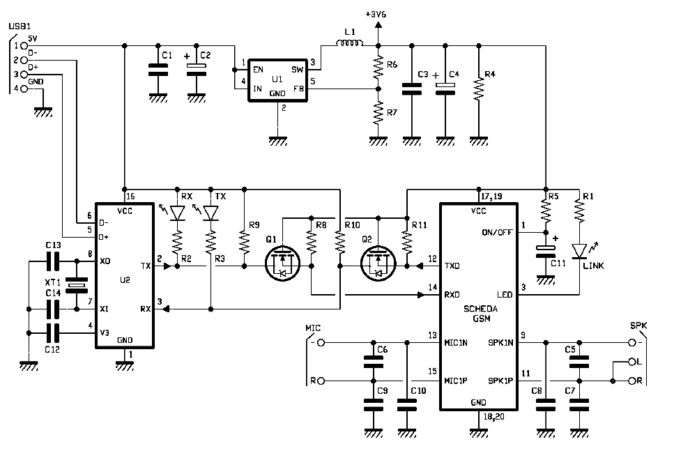 Gsm Modem With Usb - Open Electronics - Open Electronics